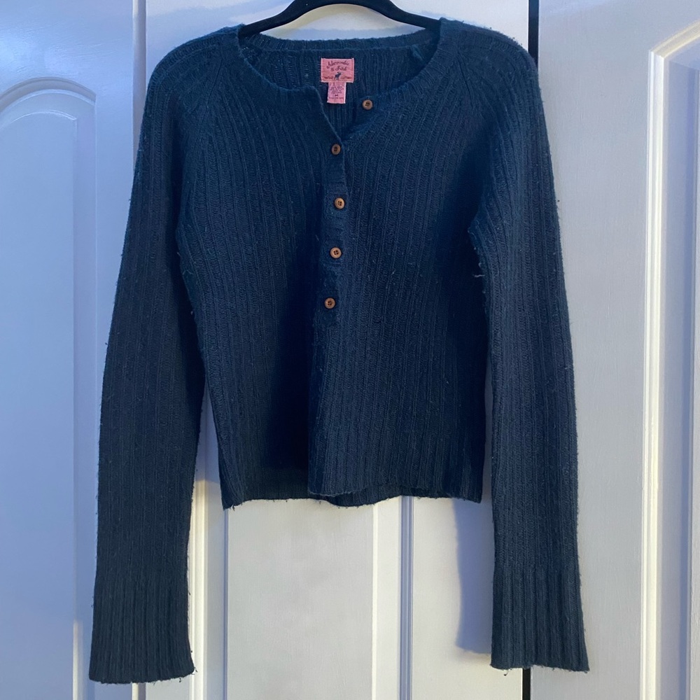 Vintage Abercrombie Button-Up Sweater